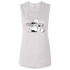 Ladies' Bella Flowy Scoop Muscle Tank Thumbnail