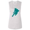 Ladies' Bella Flowy Scoop Muscle Tank Thumbnail