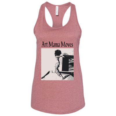 Art Mama Moves Pink Tank Thumbnail