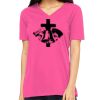 Missy's Relaxed Jersey Short-Sleeve V-Neck T-Shirt Thumbnail