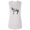 Ladies' Bella Flowy Scoop Muscle Tank Thumbnail