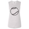 Ladies' Bella Flowy Scoop Muscle Tank Thumbnail